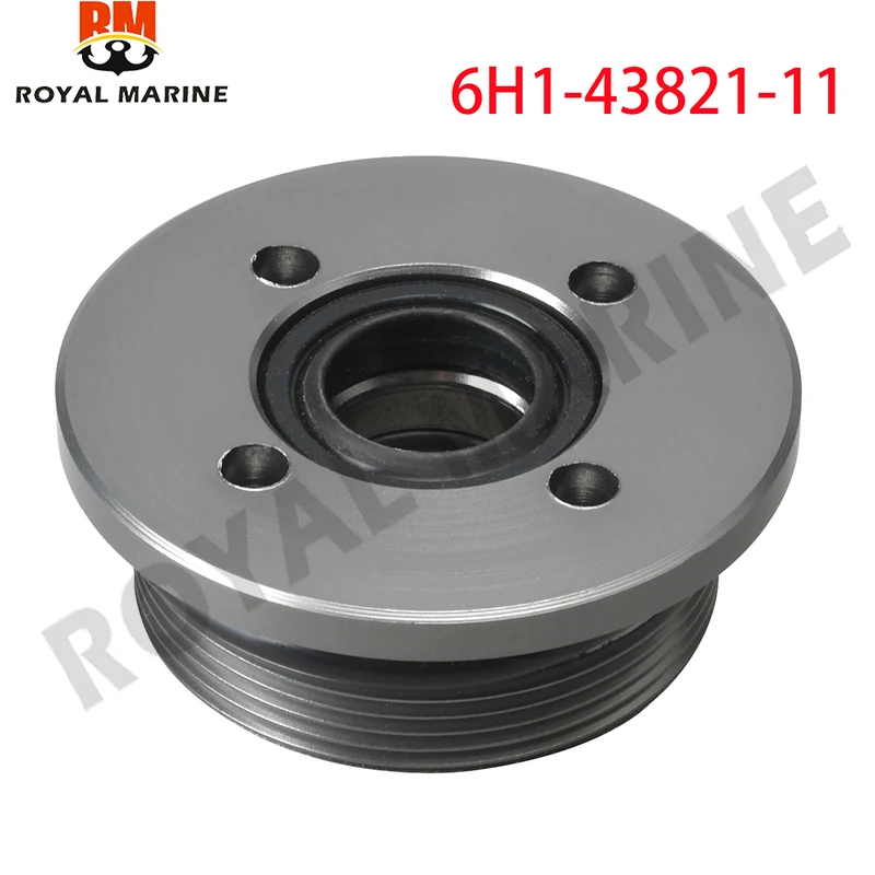 

6H1-43821 End Cap with Seals For Yamaha Outboard Motor Tilt Trim 2T 4T 60 70 75 85 90HP 6H1-43821-11 Screw, Trim Cylinder End