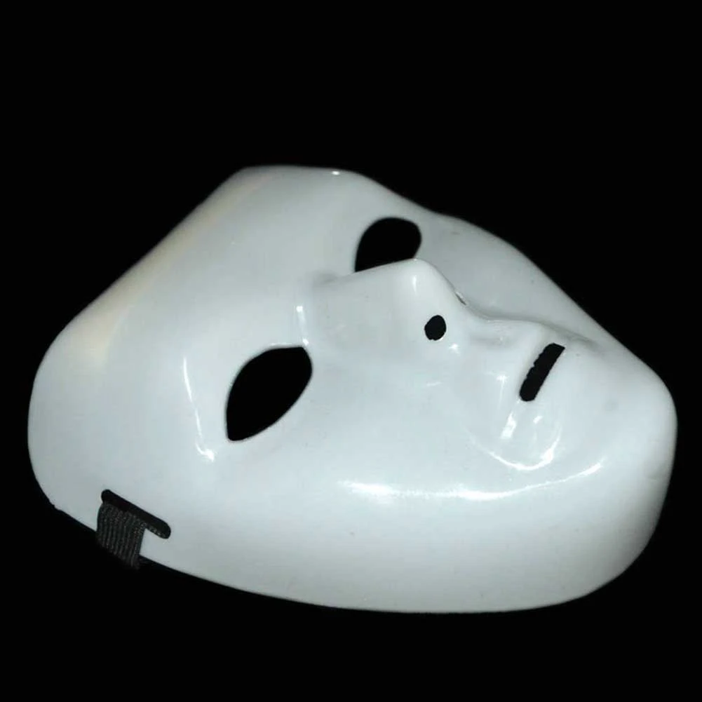 1 stücke Kreative Weibliche Scary Weiß Blank Volle Gesicht Masken Mode Halloween DIY Scary Maske Männliche Festliche Party Dekoration masken Neue – Detail 3