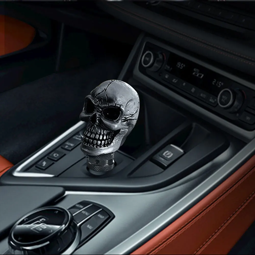 Universal Skull Head Manual Car Gear Shift Knob Automatic Gearbox
