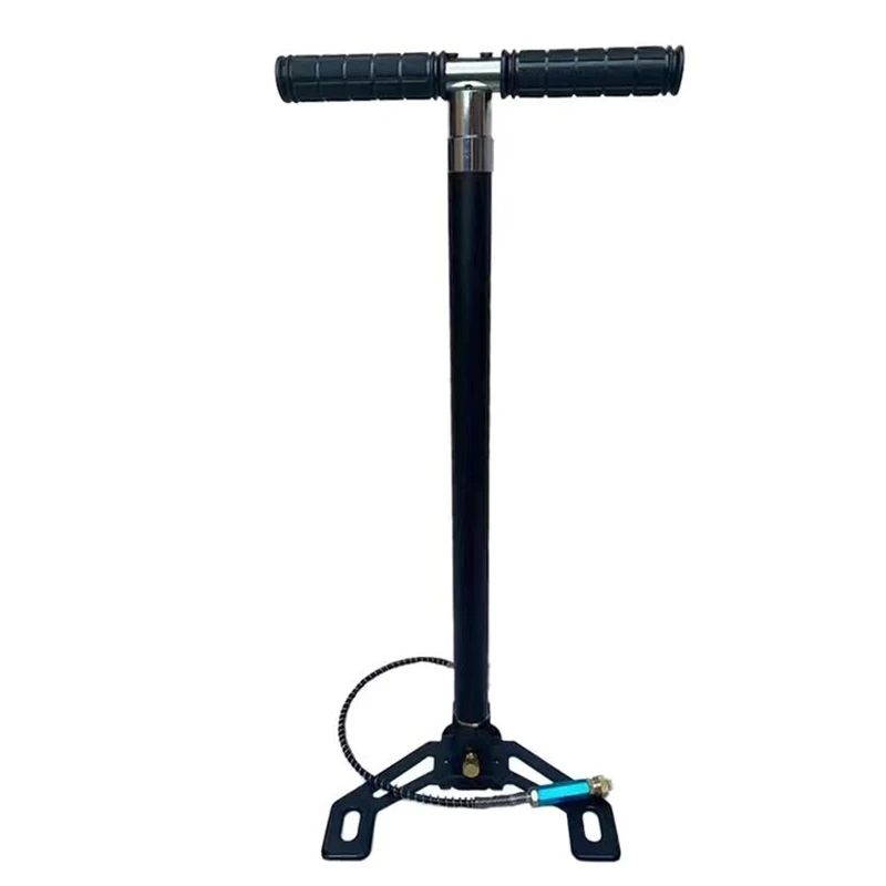

Four Stage Hand Operated Air Pump Hunting Car Bicycle Air Refilling 4 Stage High Pressure PCP Pump
