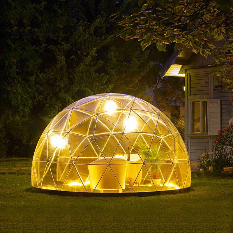 Polycarbonate Dome Outdoor Dining Bubble For Sale Garden Yard
