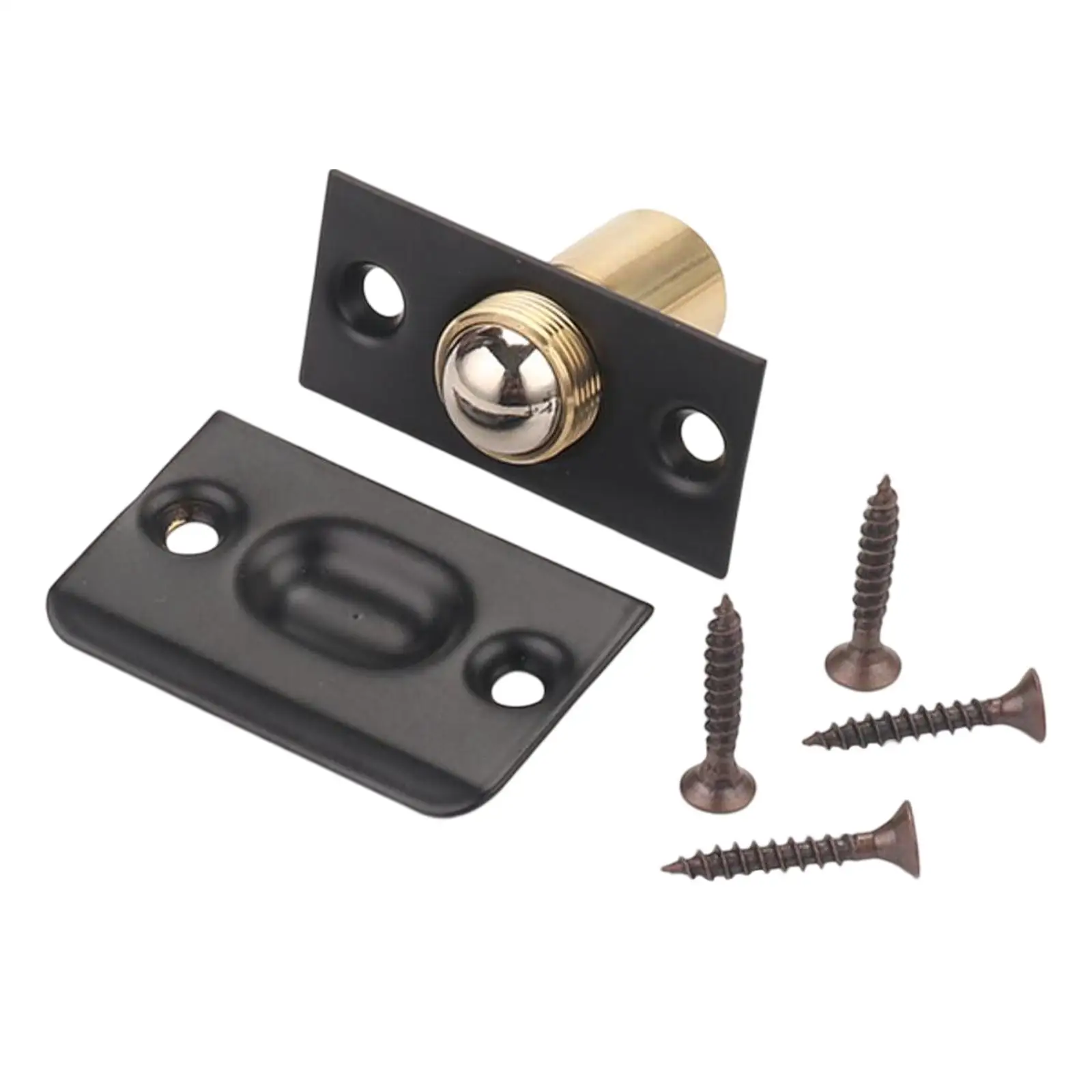 Adjustable Ball Door Catches Beads Lock Roller Ball Catch Spring latches for Internal Closet Cupboard Bathroom