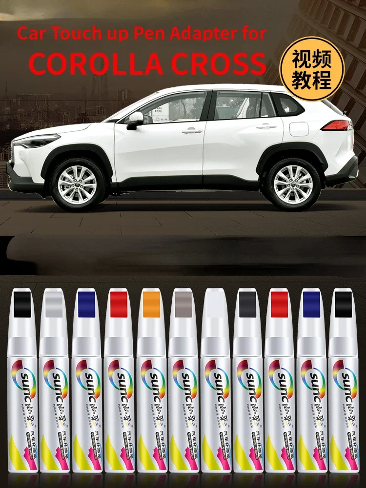 Adattatore Per Penna Touch Up Per Auto Per Toyota Corolla Cross Paint Fixer Platinum Chalk Yuan Black Toyota Cross Car Touch Up Pen Autos