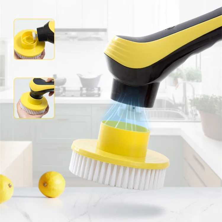 Electric Cleaning Brush USB Electric Spin Cleaning Scrubber Electric  Cleaning Tools Kitchen Bathroom Cleaning Gadgets 6/10 in 1