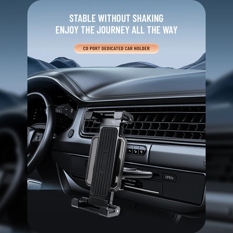 Universal 4-11 inch Tablet Holder Car CD Slot Air Vent Tablet Bracket Mobile Phone Mount Stand for iPad Pro iPhone Xiaomi Huawei 2