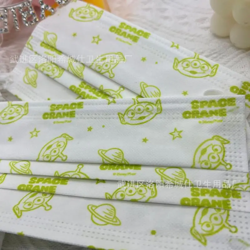 10 шт. кавайная аниме История игрушек инопланетянин Милая маска с принтом