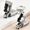 Exquisite Luggage Keychain Foldable Nail Cutter Stainless Steel Nail Clippers Rotary Toenail Fingernail Manicure Trimmer 2