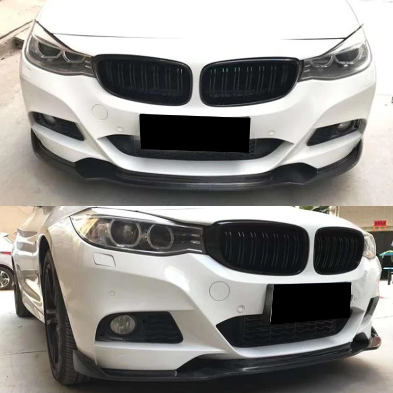 F34 GT HM 스타일 카본 파이버 프론트 립 프론트 스플리터 프론트 범퍼 립 (3 시리즈 F34 GT 용)