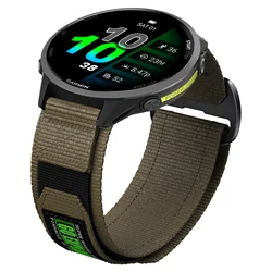 Sport Tactical Nylon Strap - Premium Replacement Watch Band Wristband Bracelet Accessories (Army green)