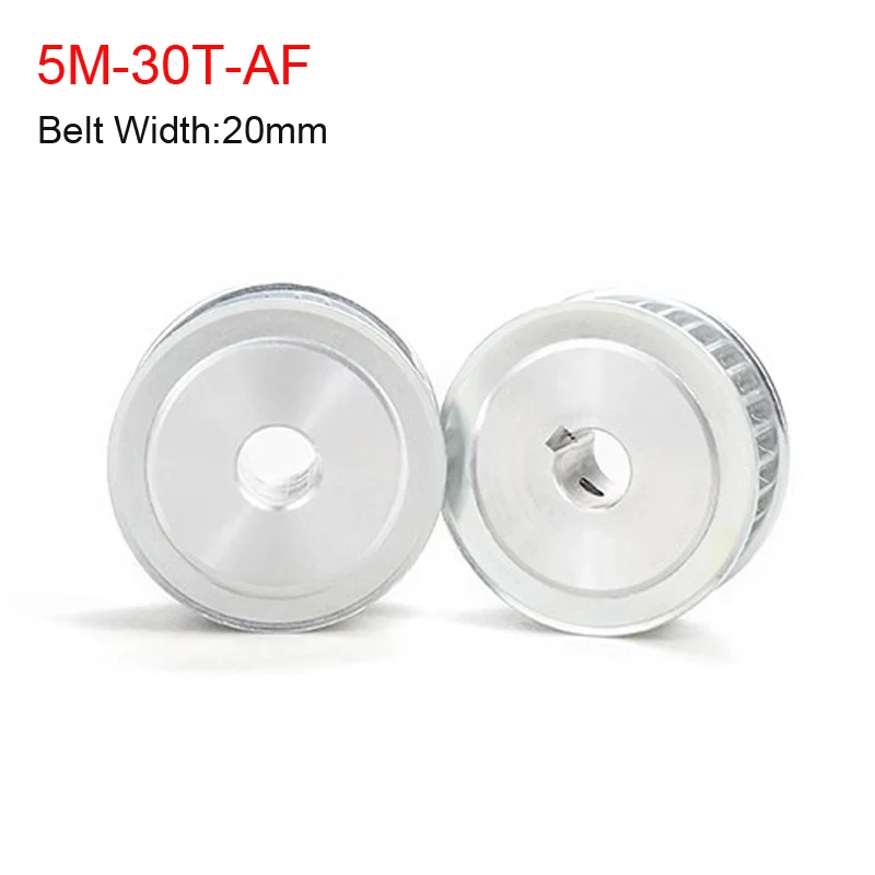 

5M Type 30T Synchronous Timing Pulley Inner Bore 6mm-28mm for Width 20mm Keyway Timing Belt Pulley AF 5mm Pitch HTD5M 30 Teeth