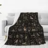 Ancient Egyptian Hieroglyphs Blanket Fleece Super Soft Throw Blankets Sofa Throw Blanket For Couch Travel Throws Bedspread Quilt 2