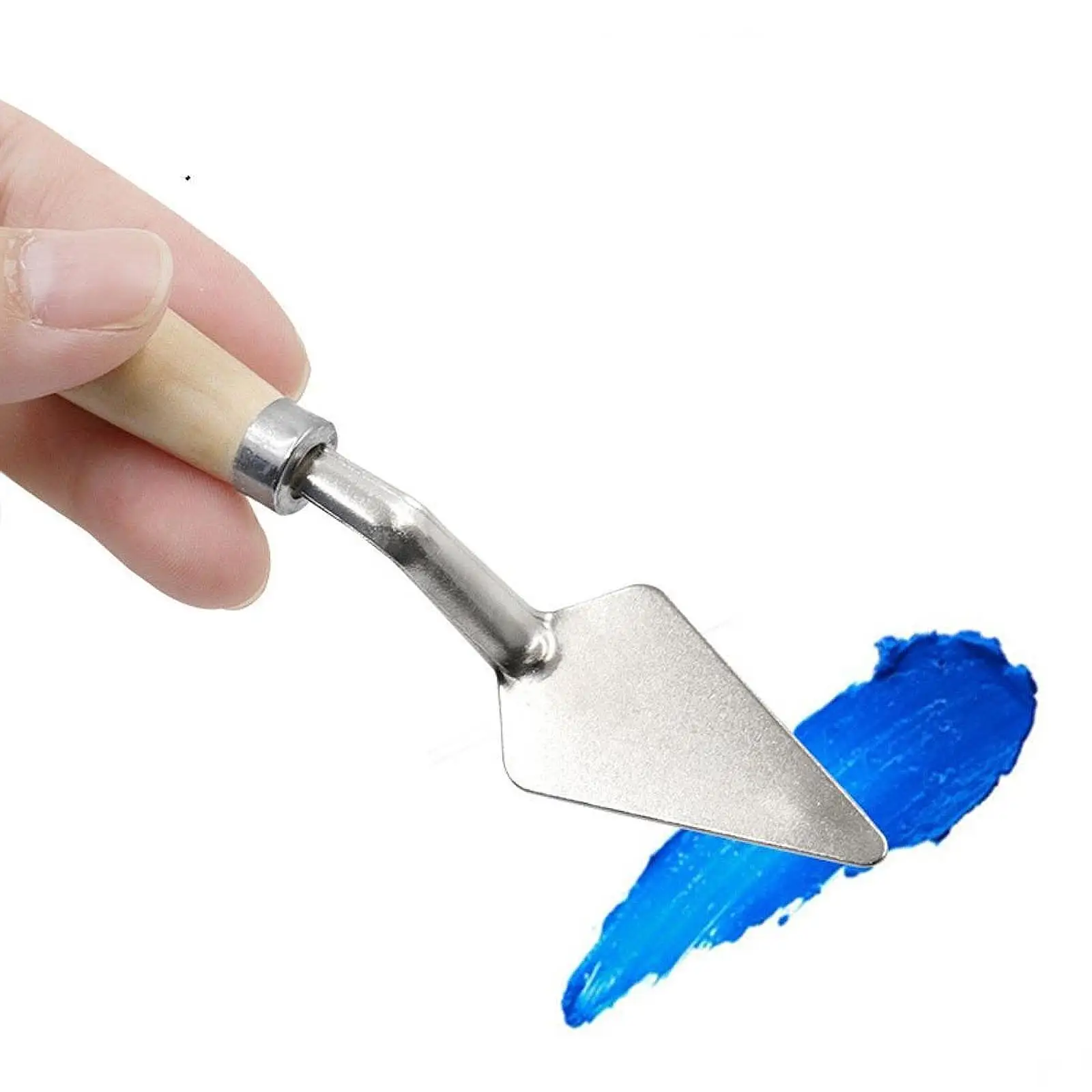 팔레트 나이프 유화용품 스테인리스 스틸 팔레트 나이프 아크릴 페인팅 아트 스미어링 케이크 데코레이팅 오일