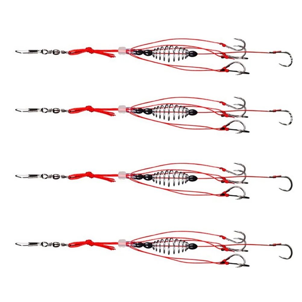 

Fishing Hook Iron Hooks for Barb Trap with Spring Feeder Baits Angling Supplies Accessory Lures