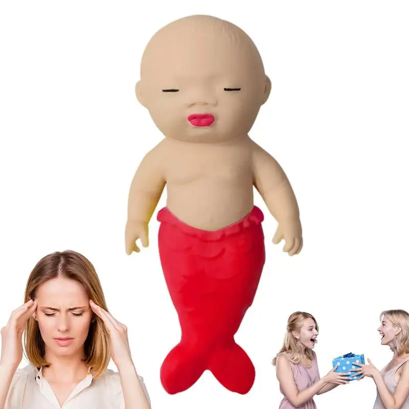 

Mermaid Stress Toy Stress Toys For Kids Sensory Fidget Toy Slow Rising Animal Toys Finger Sensory Toy Grab And Snap Hand Toy