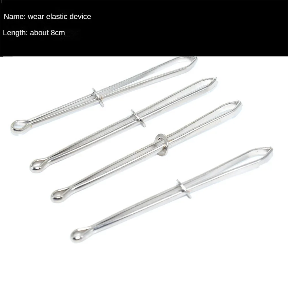 Description Picture 2 of itemGarment Clips Elastic Band Rope Wearing Threading Guide Punch Cross Stitch Threader Device Wear Elastic Clamp Sewing Accessories