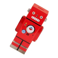 Digital Piggy Bank for Kids Robot Electronic Boys Sky-blue Iron Child Toys Girls 1