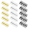 15 Sets Rome Roman Number Clock Repairing Accessories Replacement Digital Clocks Card Wall Numerals Parts Plastic 1