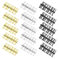 15 Sets Rome Roman Number Clock Repairing Accessories Replacement Digital Clocks Card Wall Numerals Parts Plastic 1