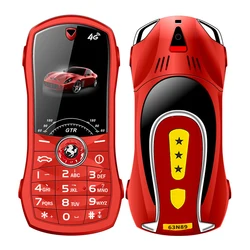 Push Button Mobile Phone 1.8" Mini Car Key Student Dual Sim 0.3MP CellPhone MP3 Luxury Small Size Low Radiation Telephone