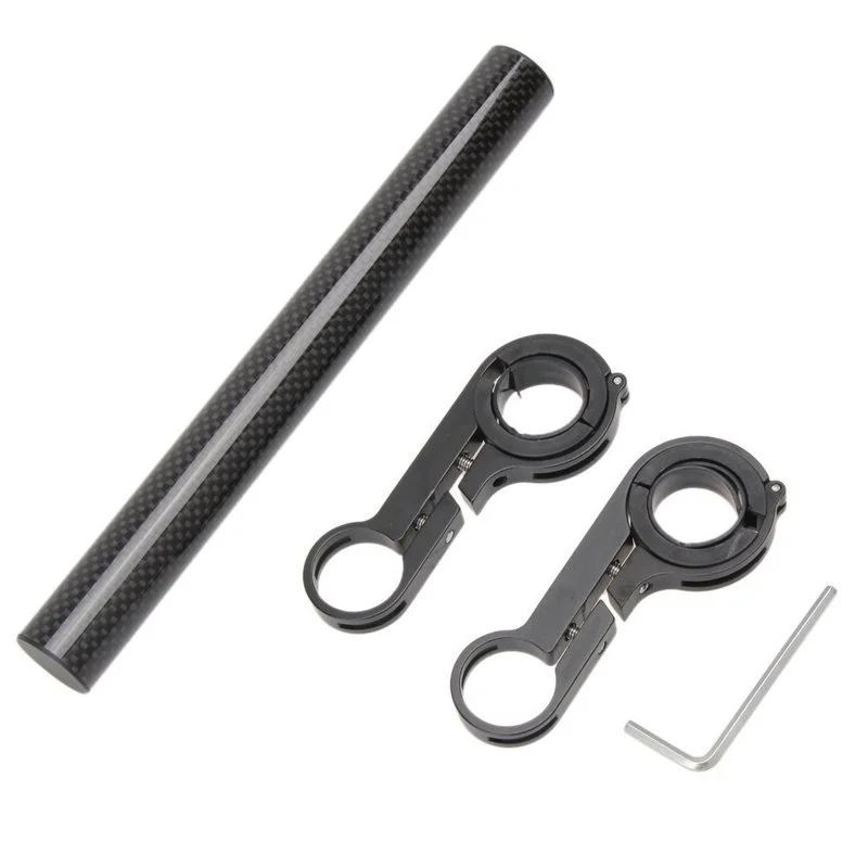 10/20/30CM Tube Bicycle Handlebar Extender Mount Mountain MTB Bike Cycling Headlight Bracket Lamp Flashlight Holder Accessorie