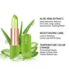 VIBELY Aloe Vera Moisturizing Lip Balm Thermochromic Jelly Lipstick Long Lasting Hydrating Lip Care Tint for Daily Use