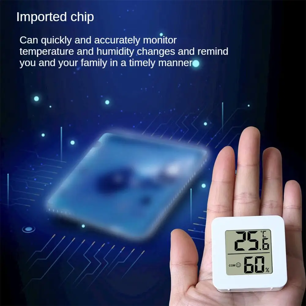 Description Picture 2 of itemRoom Mini Indoor Thermometer LCD Digital Temperature Room Hygrometer Gauge Sensor Humidity Meter Thermometer For Home Tool