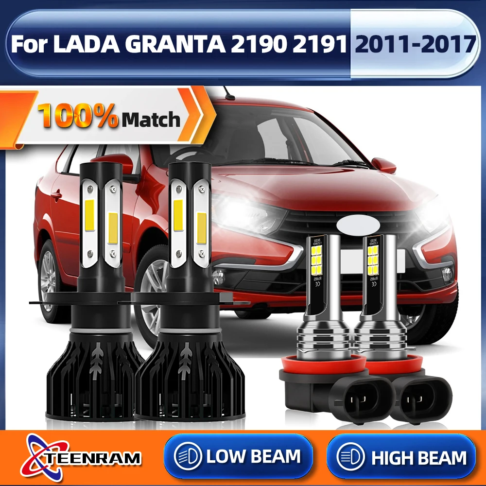 

40000LM H4 LED Headlight 240W Turbo Lamp 6000K CSP Chips Car Light Bulb For LADA GRANTA 2190 2191 2011-2013 2014 2015 2016 2017