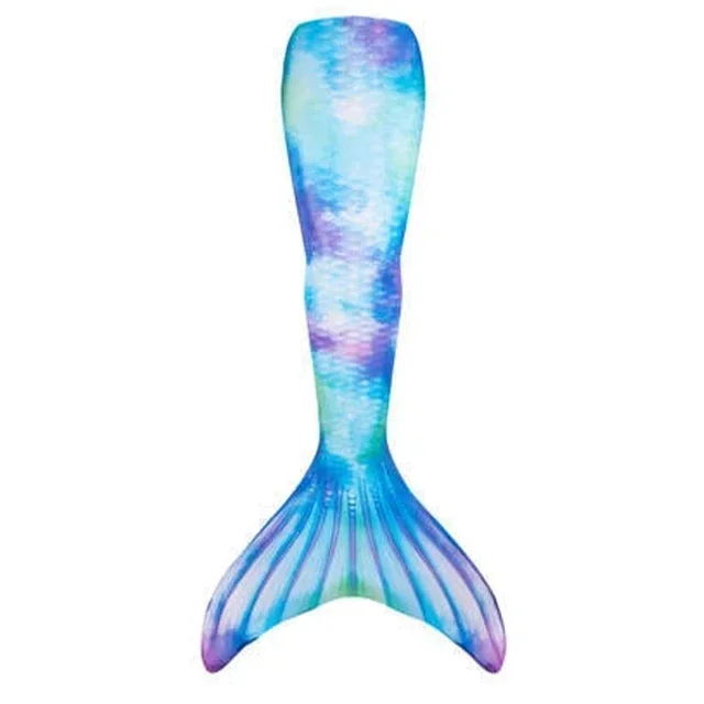 thumbnail image 1 of Traje de baño de fantasía con cola de sirena para niñas, regalo de Navidad, se puede agregar aleta monoaleta, 1 of 5