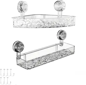 Glacier Pattern Suction Cup Storage Holder 1