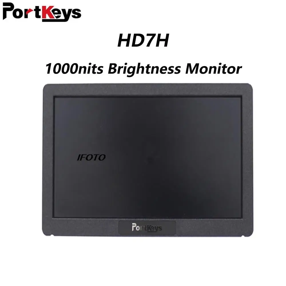 Portkeys HD7H 7 inch 1000 Brightness Monitor 1280X720 4K30p HD Input For Camera DSLR Micro SLR Monitor with 1/4 Screw