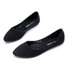 Lady Cheap Candy Color Western Larger Size 33-48 Pointy Closed Toe Cover Heels Flattie Women Single Ballerina Shoes Summer Style 4