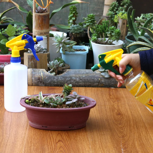 Öntöző Permetező Palack Fúvóka Egyszerű Kézi Kiváltó Víz Can Virág Cserepes Fertőtlenítő Ablak Otthoni Tisztító Szerszám - Image 3