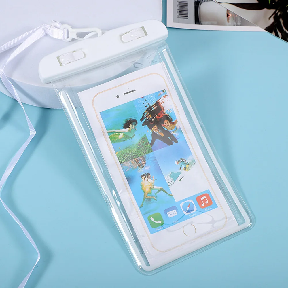Mobile phone bag 1pc Underwater Waterproof Transparent Sealed for Swimming Diving