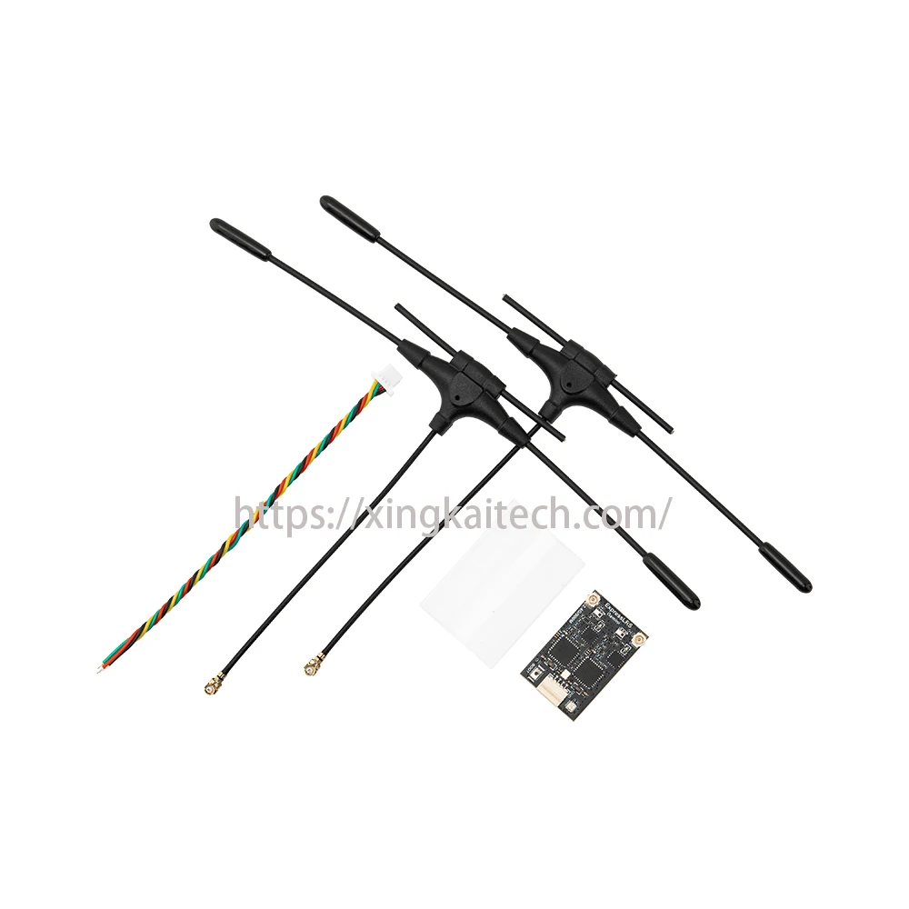Récepteur ELRS 915MHz 2.4G Gemini Xrossband avec antennes, idéal pour drone FPV