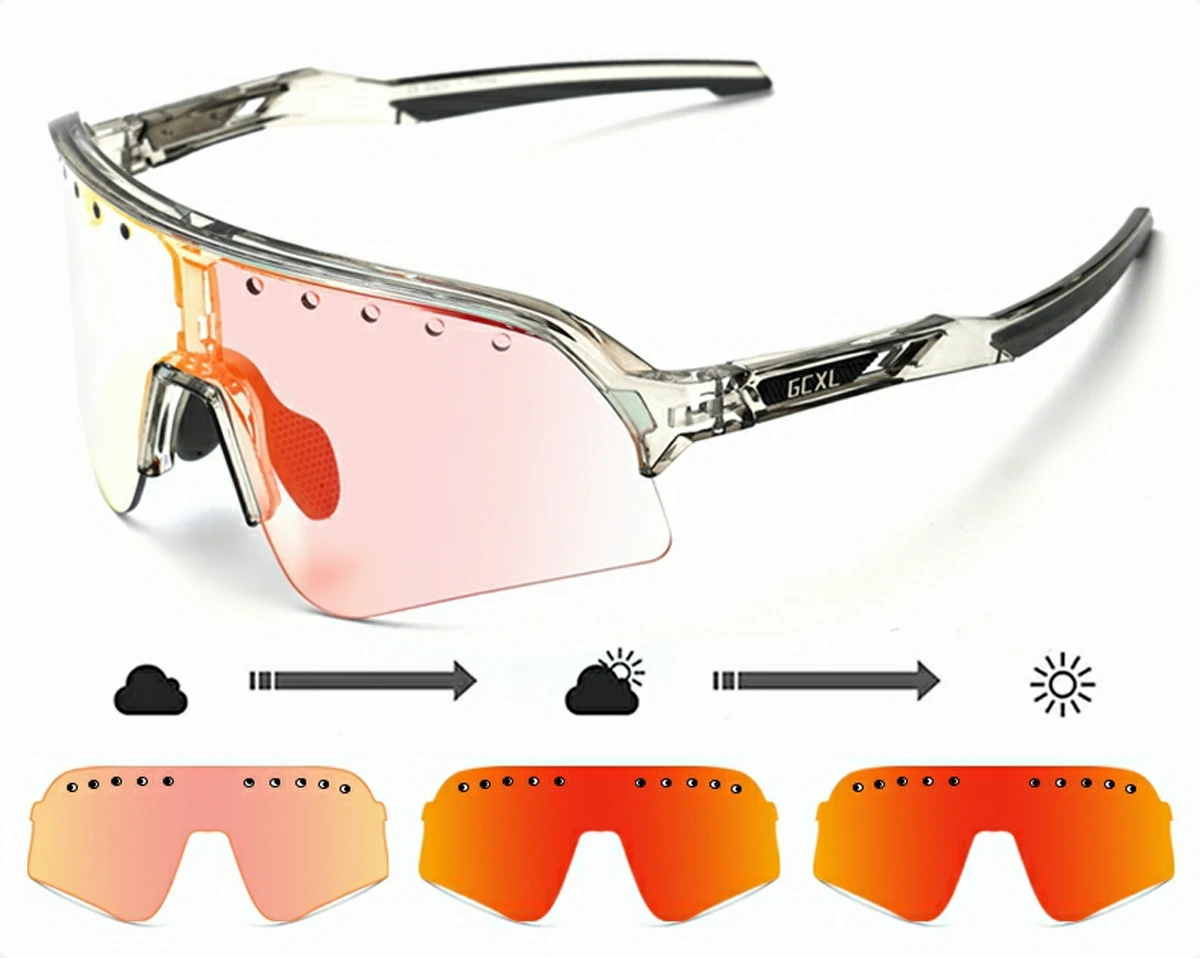 GCXL Bicycle Glasses Sunglasses Sports Road Cycling Outdoor Glasses Rowing Multi Color Night Riding Safety UV400 cycling glasses sports sunglasses