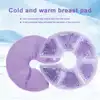 Breast Therapy Pack Chest Stickers Ice Pack Pads Hot or Cold Use for Pain Relief Nursing Mother Hot Cold Breastfeeding Gel Pads 4