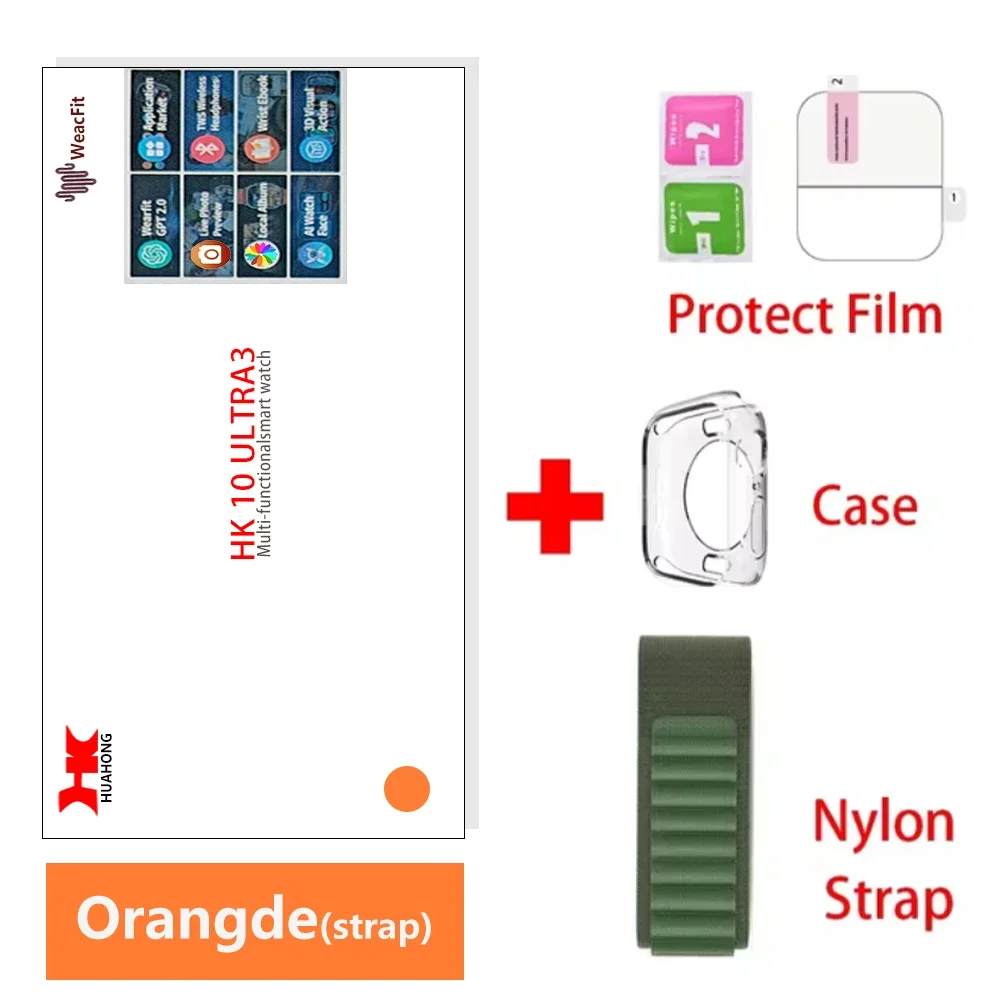 Smartwatch Men Women Zordai HK10 Ultra 3 HK9 ULTRA2 MAX Upgrade ChatGPT AMOLED 2GB NFC BT Call Heart