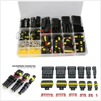 708/408/382/352/240/296/194/15pcs 1-6 Pins HID Waterproof Wire Connectors Marine Electrical Cables Connectors Plug Truck Harness - Image 2