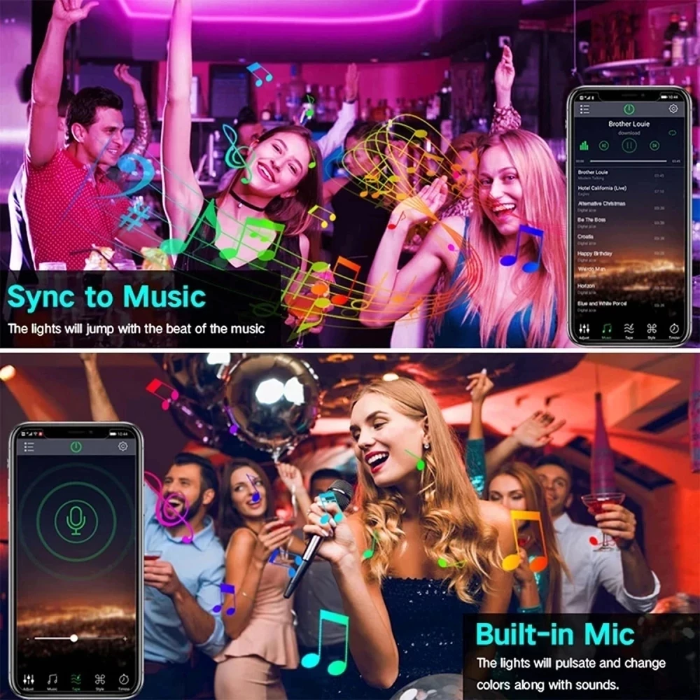 LED Strip Lights USB Bluetooth 5V RGB LED Lights Flexible LED Lamp Tape Ribbon RGB TV Desktop Screen BackLight Diode Tape Luces