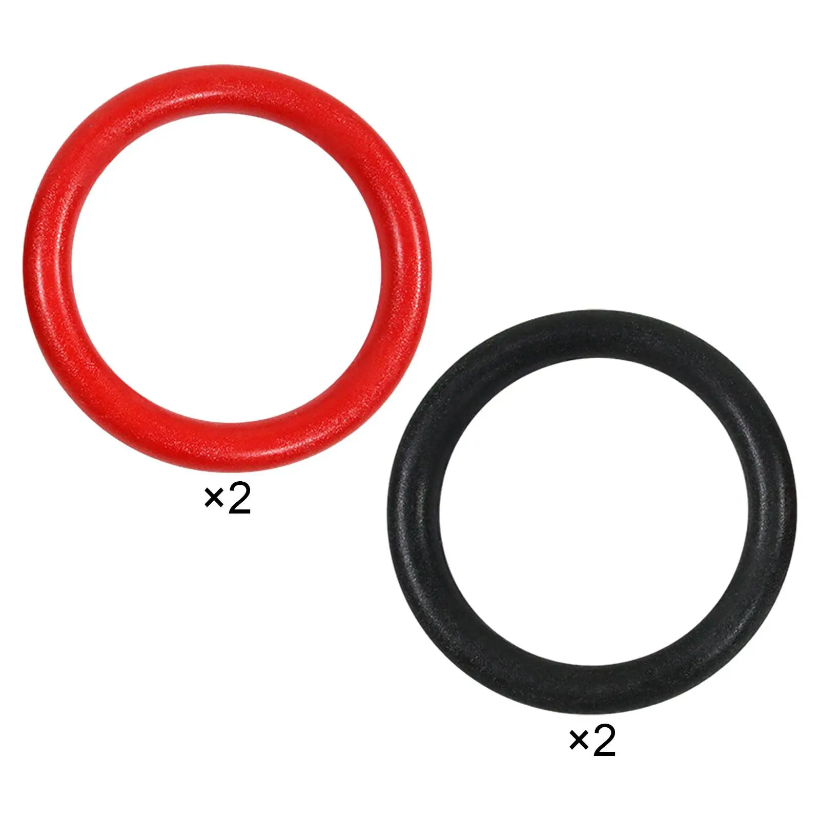 

2Pcs Gymnastics Rings Training Workout Hanging Handle Rings Exercise Rings