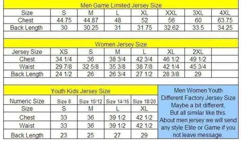 Embroidery Tampa Bay Hockey Jersey Men Women Youth Ice Hockey Uniform