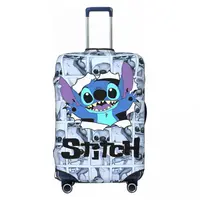 Custom Stitch Funny Suitcase Cover Cruise Trip Protection Flight Practical Luggage Supplies 2
