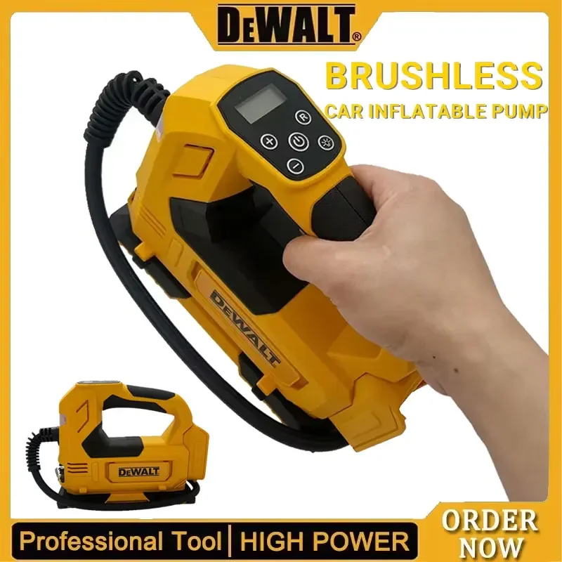 디월트 휴대용 타이어 공기 주입기 충전식 컴프레서 디지털 무선 전기 자동차 타이어 공기 주입 도구 (20V 배터리용)