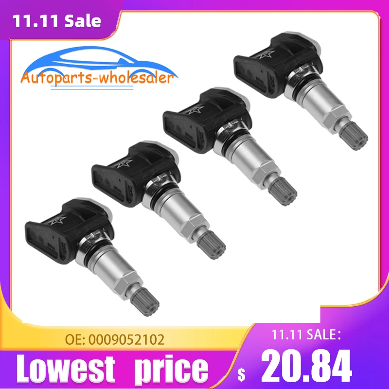 4 Pezzi Per Mercedes-Benz Classe E W213 Cls Tpms Sensore Pressione Pneumatici Sensore Tpms 0009052102 A0009052102 36106887140 6887140-01