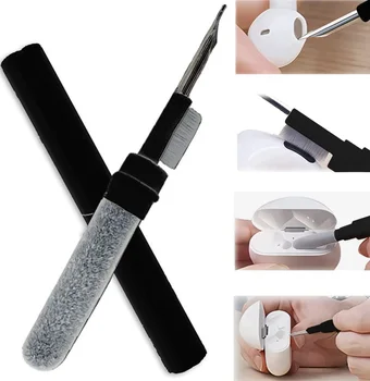 Kit di pulizia per Airpods Pro 1 2 3 auricolari Penna di pulizia Spazzola Auricolari Bluetooth Custodia Auricolare Tastiera Strumenti di pulizia del telefono
