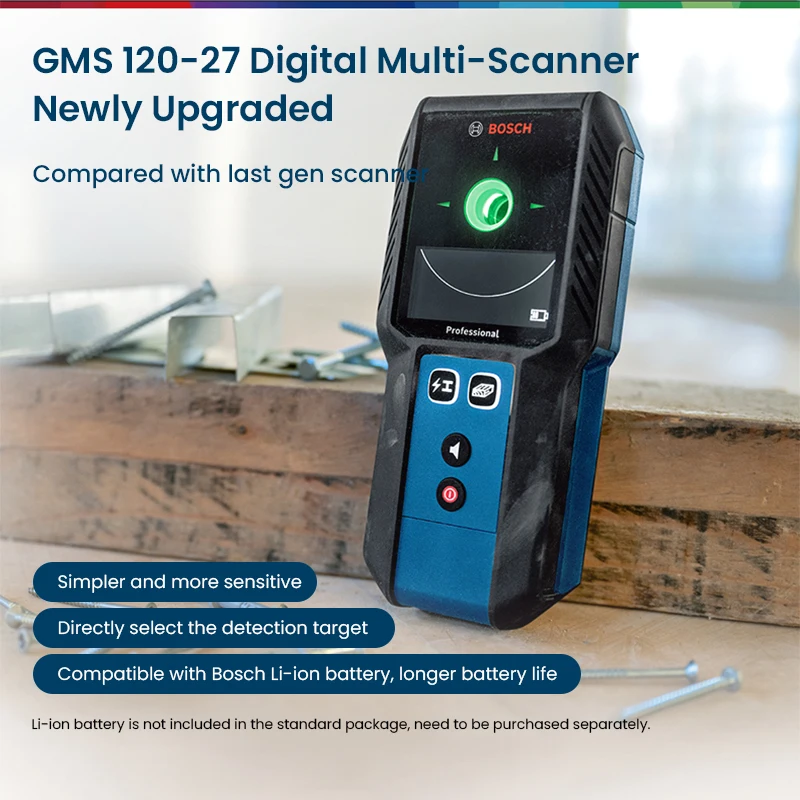 BOSCH 探知機　GMS 120 PROFESSIONAL Amazon.com : Bosch Professional Stud Finder GMS 120 (Drill