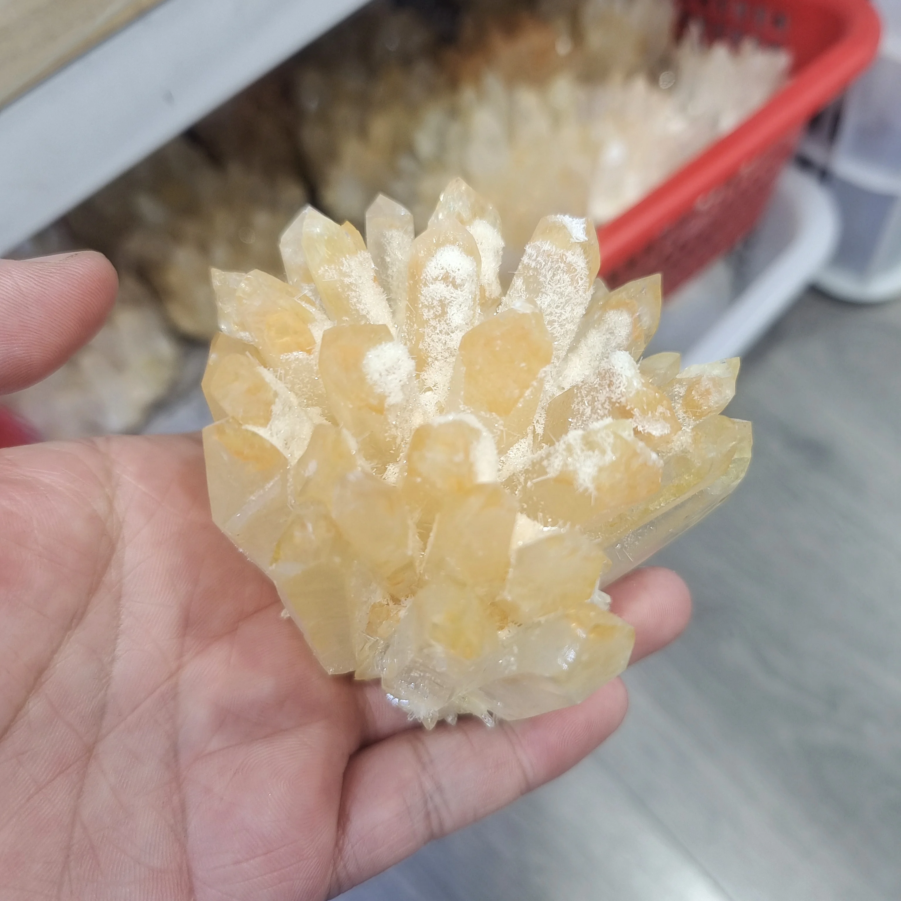 

Natural Raw Citrine Quartz Stone Crystal Cluster Healing Yellow Stones mineral Specimen Home Decoration