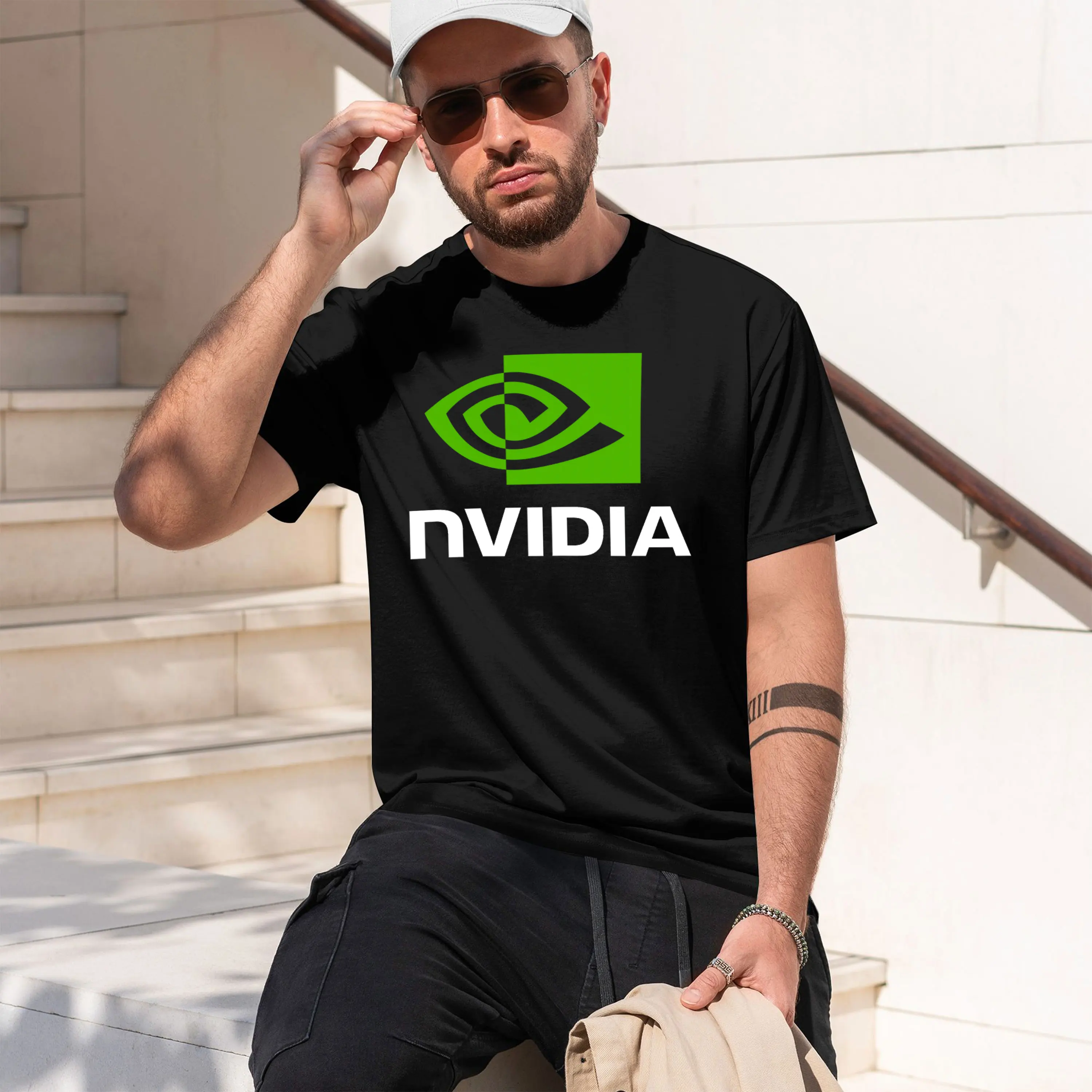NVIDIA 2026 New Model Men S Short Sleeve Crewneck T Shirt Classic 