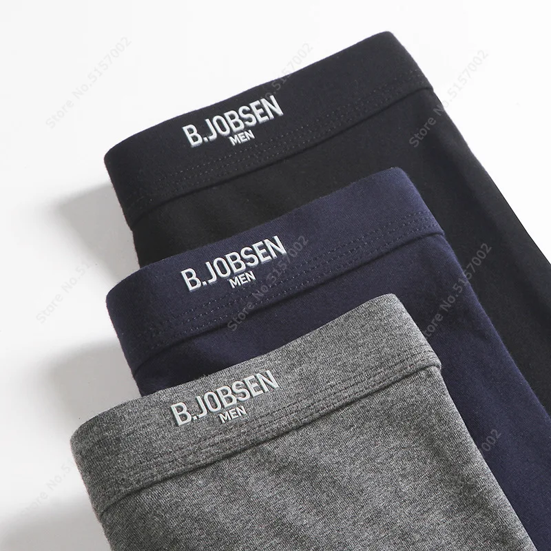 Youpin Men's Underwear Solid Color Boxershorts Cotton Plus Size Boxer Men Shorts Breathable Soft Male Panties Man Underpant 3pcs men boxer shorts