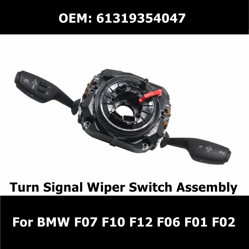 

61319354047 61319354048 Turn Signal Wiper Switch Assembly for BMW 528i 535i 550i 650i 640i 740i 750i M5 M6 Steering Center